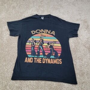 Gildan Donna‎ and the Dynamos T-Shirt Graphic Print Short Sleeve M